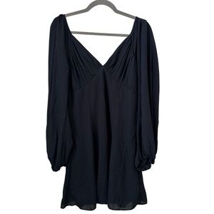 NWT: Abercrombie & Fitch Little Black Dress with Long Puffed Sleeves